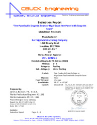 PR Instl Docs FL17025 R1 II 01 TeePanel WoodDeck EVALREPORT