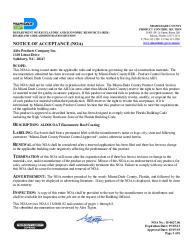 PR TECH DOCS FL17054 R3 AE NOA 18-0627.06