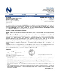 PR TECH DOCS FL17101 R4 AE 2020 10 12 FINAL ER KST-SW LARS FL17101-R4