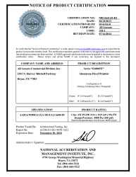 PR CERTIFICATE FL17121 R3 C CAC NI011641.02-R1 - E4000 CERTIFICATION (AW100)
