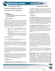 PR TECH DOCS FL17147 R2 AE E1553 R0544 HUBER ENGINEERED WOODS LLC