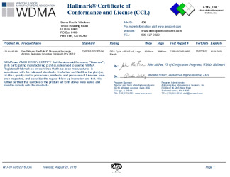 PR CERTIFICATE FL17154 R4 C CAC 436-H-615.68 CCL