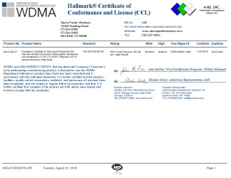 PR CERTIFICATE FL17154 R3 C CAC 436-H-623.27 CCL