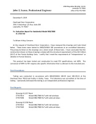 PR TECH DOCS FL17167 R3 AE EVAL REPT 980 R3S