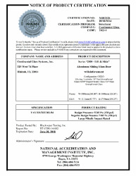 PR CERTIFICATE FL17175 R4 C CAC NI012125