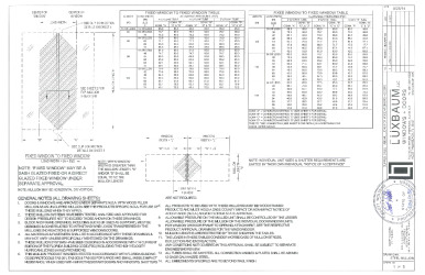 PR INSTL DOCS FL17201 R3 II MULLION DWG