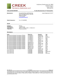 PR Instl Docs FL17322 R4 II ATL14001.4A 2017 FBC Eval Report Atlas Underlayments final