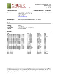 PR Instl Docs FL17322 R5 II ATL14001.5A 2017 FBC Eval Report Atlas Underlayments final