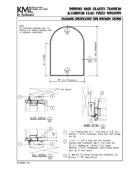 PR Instl Docs FL17346 R4 II INSWING SASH GLAZED TRANSOM ALUMINUM CLAD FIXED WINDOW - SPRINGLINE