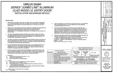 PR Instl Docs FL17350 R10 II Unilux NL-0026 RevB JumboLine SingleEntryDoor ss