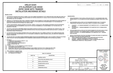 PR INSTL DOCS FL17350 R11 II UNILUX NL-0061 REV0 DTS-DOUBLEENTRY O-OVER-XX SS