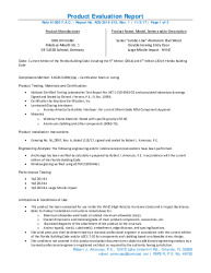 PR TECH DOCS FL17350 R12 AE PER ACE-2015-212 REV1 UNILUX JUMBOLINE XX IS DOOR SS