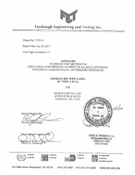PR TECH DOCS FL17353 R3 TR GEORGIA METALS TESTING AND EVALUATION