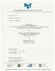 PR Instl Docs FL17353 R2 II T145-17 GeorgiaMetals 26ga RPanel