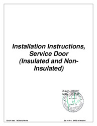 PR INSTL DOCS FL17421 R5 II ES 10-476 INSTALLATION INSTRUCTIONS SS