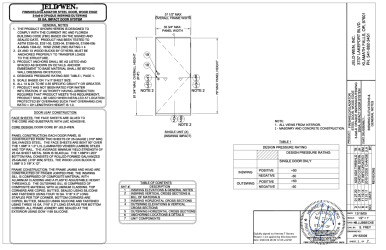 PR Instl Docs FL17454 R3 II JW152009 GLADIATOR FINISHIELD IS OS STEEL DOOR, IMPACT SS 2020-09-25