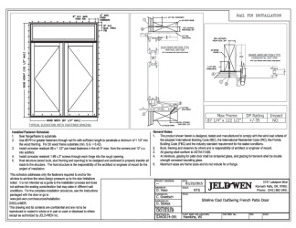 PR Instl Docs FL17484 R5 II .3 Siteline Clad Outswing French Patio Door 87 x 122