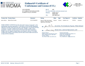 PR CERTIFICATE FL17494 R2 C CAC CCL 406-H-796.00