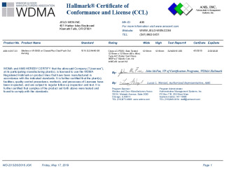 PR CERTIFICATE FL17494 R4 C CAC 406-H-817.03 5-22-19