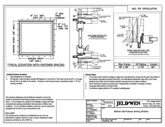 PR INSTL DOCS FL17494 R4 II SITELINE CLAD PUSH OUT AWNING INSTALLS 48X48