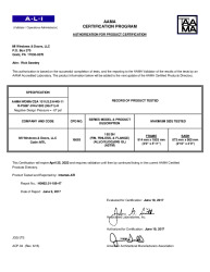 PR CERTIFICATE FL17499 R6 C CAC APC H0462.01-109-47-R0 185 SH (042522)