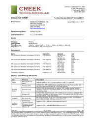 PR TECH DOCS FL17515 R1 AE DGA15001.1 2017 FBC EVALUATION REPORT  HVHZ FINAL