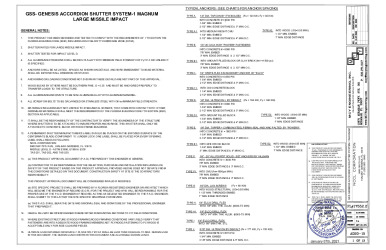 PR INSTL DOCS FL17552 R5 II GIC- GSS GENESIS SHUTTER- 1 MAGNUM - AD20-15- 2021.01.07-SS