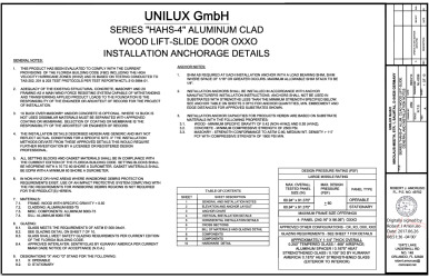 PR Instl Docs FL17565 R8 II NL-0039 Rev1 HAHS-4 OXXO 240X96 Unilux ss
