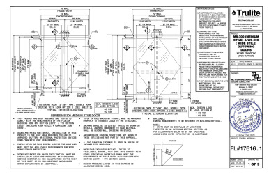 PR Instl Docs FL17616 R2 II 2020.10.16- AD15-22  MS-300 MEDIUM STILE DOOR.1 - SS