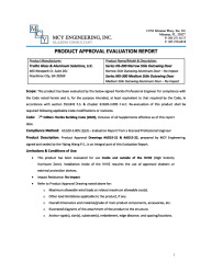 PR TECH DOCS FL17616 R2 AE MS-300 AND NS-200 -EVALUATION REPORT EVR - SS