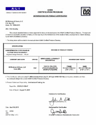 PR CERTIFICATE FL17676 R9 C CAC APC 3540 FLS 36X84
