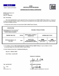 PR CERTIFICATE FL17676 R12 C CAC APC 3540 FIN 52X84