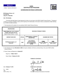 PR CERTIFICATE FL17676 R15 C CAC APC F1902.01-109-47-R0 3540 SH