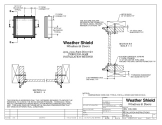 PR INSTL DOCS FL17694 R5 II 85-7849-14 WS 1309, 1310, 8306 DIRECT SET (JAMB)