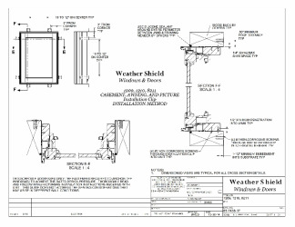 PR INSTL DOCS FL17694 R3 II 1209, 1210, 8211 CASEMENT, AWNING, AND PICTURE (CLIP)