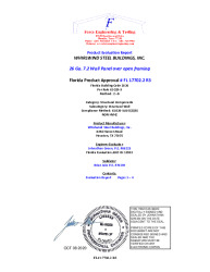 PR Instl Docs FL17702 R3 II FL17702.2 R3 26 Ga. 7.2 Wall Panel sealed