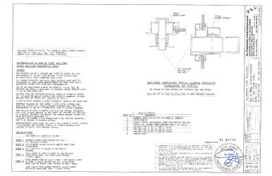 PR INSTL DOCS FL17761 R1 II SS - CLIPPED ALUM. TUBE MULLIONS (LMI) - DWGS 2018