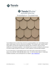 PR INSTL DOCS FL17789 R3 II TANDO INSTALLATION GUIDE SCALLOPED