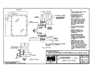 PR Instl Docs FL17845 R2 II Install - 3500HP FXD Fin 96x60 (B0971)