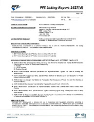 PR TECH DOCS FL17858 R1 AE SC LISTING REPORT - BARRICADE UDL 1627(D) SIGNED