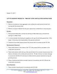 PR Instl Docs FL17867 R1 II FES Letter of Installation