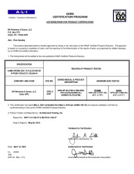 PR CERTIFICATE FL17894 R4 C CAC 52X84 APC FIN AND FINLESS
