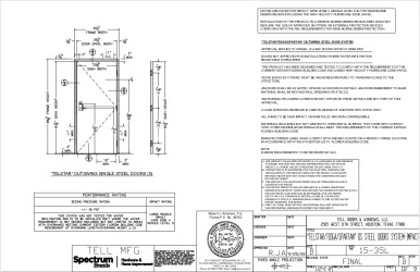 PR Instl Docs FL17900 R3 II 15-35L RevB TELSTAR-TIOGA-SPARTAN OS STEEL DOOR SYSTEM LMI ss