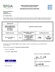 PR CERTIFICATE FL17996 R2 C CAC 19346 ELIXIR - 230-W9 OS DOOR (1B)  ASTM   JAN. 2021