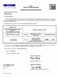 PR CERTIFICATE FL17996 R1 C CAC EXR BFIF7S  E330 PLUS5