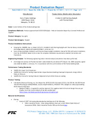 PR TECH DOCS FL17998 R1 AE PER 2388 REV1 417-0911 VPB-SKYLIGHT SS