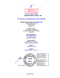 PR Instl Docs FL18386 R2 II FL 18386.1 5V Crimp Roof Panel Evaluation Report sealed