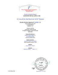 PR Instl Docs FL18386 R1 II 5V Crimp Roof Panel Eval Rpt