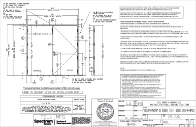 PR Instl Docs FL18463 R3 II 15-69L RevB TIOGA-SPARTAN OS DOUBLE STEEL DOORS SYSTEM LMI ss