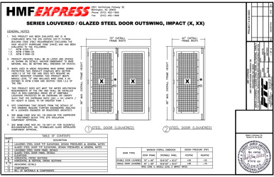 PR Instl Docs FL18506 R2 II HMF0004 Rev0 Louvered-Glazed ss